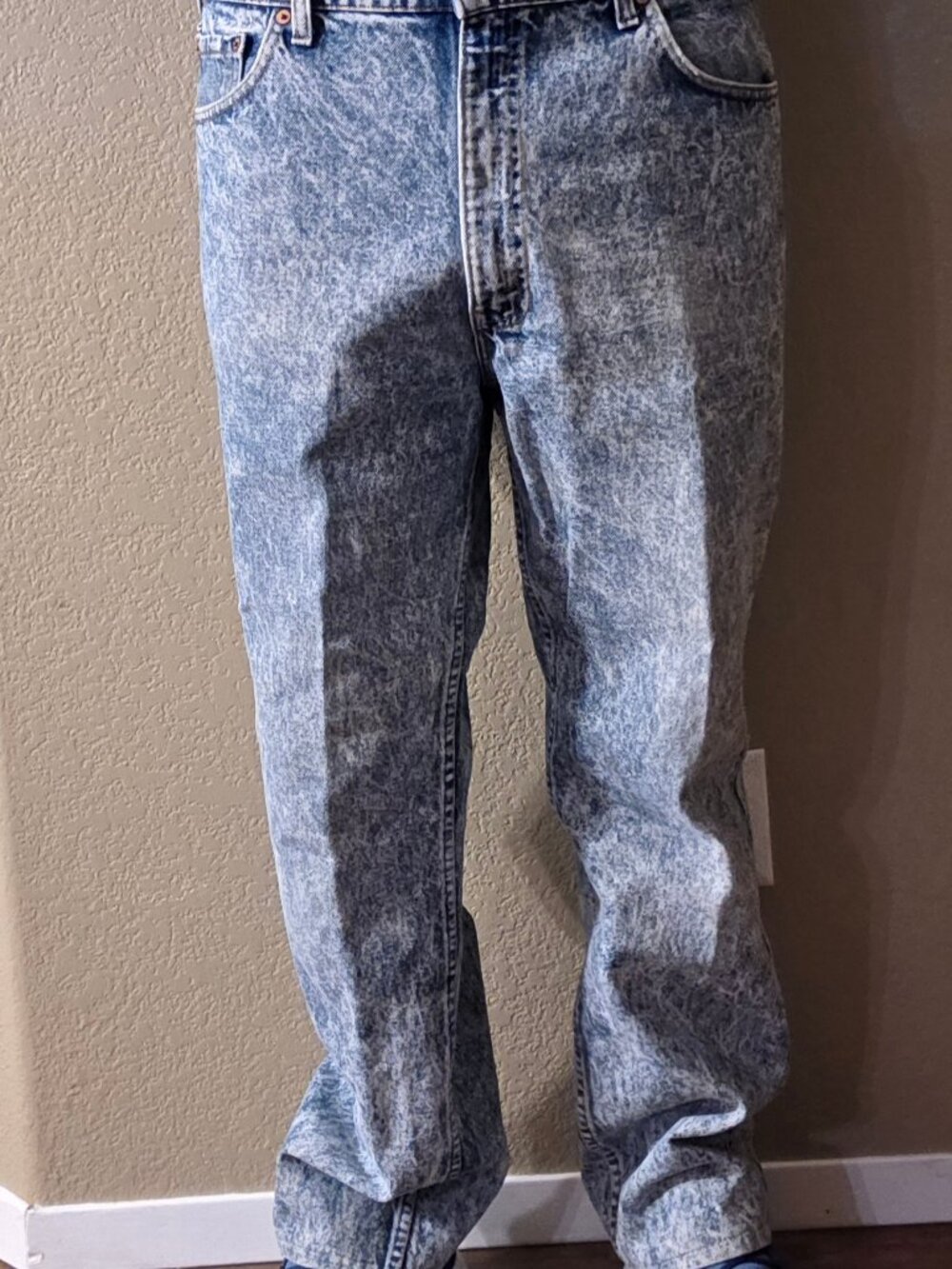 80's Retro Vintage Levi 540 Acid Wash Jeans 34x30 (Tag 38x32) Made-In-USA